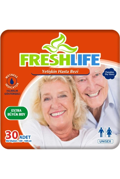 FRESHLİFE Xlarge Yetişkin Hasta Bezi 30 Adet ürün görseli 1