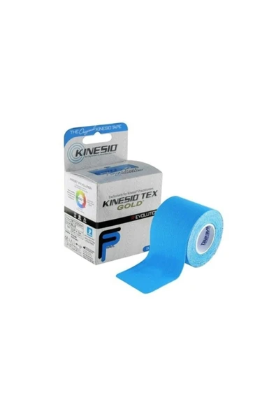 KİNESİO Tape Tex Gold 5x5 Mavi ''fp'' Sporcu Ağrı Bandı ürün görseli 1