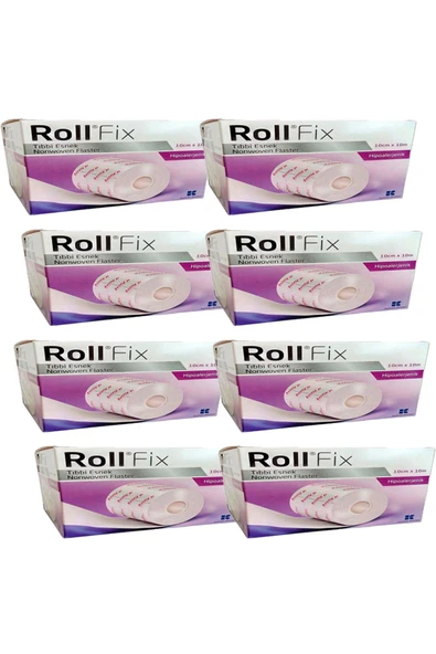 ROLLFİX Roll Fix Tıbbi Esnek Flaster 10 Cm X 10 Mt (8 Kutu) ürün görseli 1