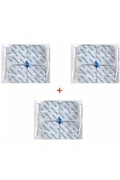 STIMRODES Kablolu Tens Pedi Tens Elektrodu 5x5 cm 3 Adet ürün görseli 1