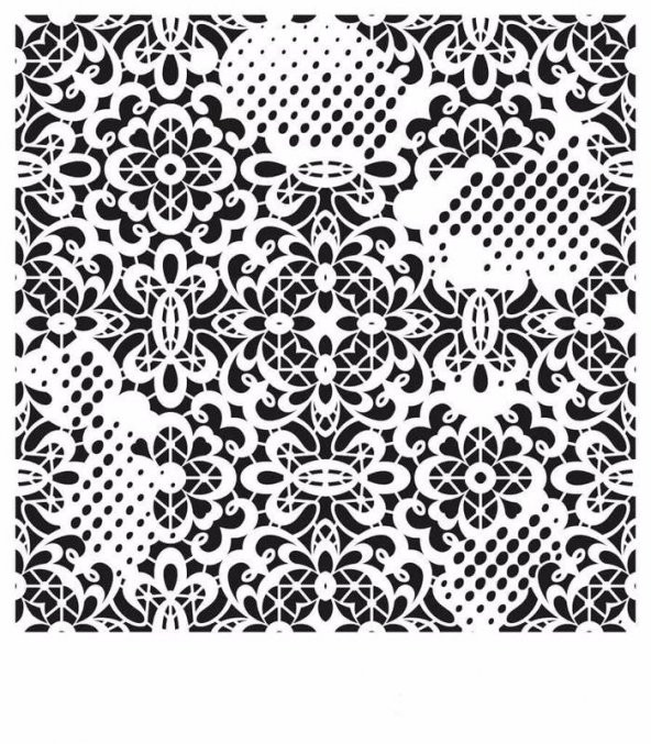 GRUNGE STENCIL MİNİ GCSM-006 25X25 ürün görseli 1