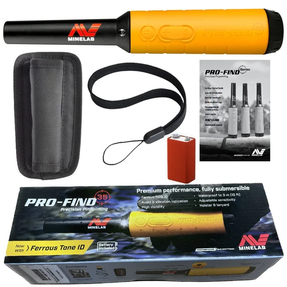 Minelab Pro Find 35 AYRIMLI Pointer + Su Geçirmez + Minelab Teknolojisi ürün görseli 1