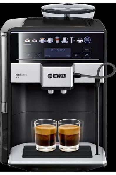 Bosch TIS65429RW Tam Otomatik Kahve Makinesi Vero Barista 400 Metalik safir siyahı ürün görseli 1