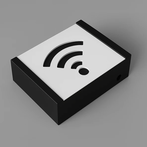 Wifi-modem Kutusu Saklama Duvar Düzenleyici Mdf Uzunluk (22CM) Genişlik (28CM) Derinlik (12CM) ürün görseli 1