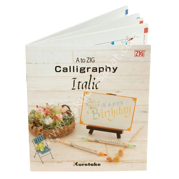 Zig Calligraphy Italic Tekniği Kitapçığı ürün görseli 1