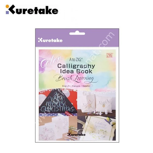 Zig Calligraphy İdea Book Brush Lettering - Fırça çalışma kitapçığı ürün görseli 1