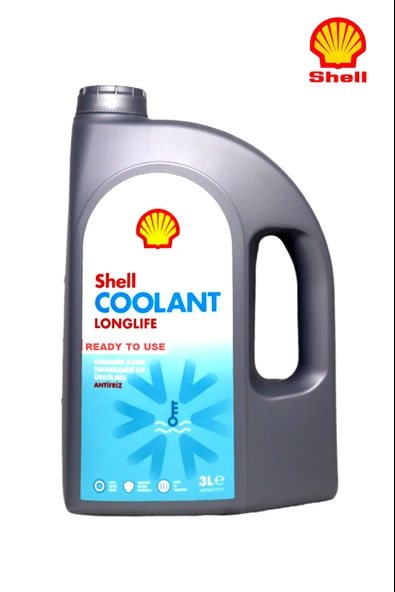 Shell Kırmızı Organik Antifriz 3 lt,Shell Coolant Longlife Antif ürün görseli 1