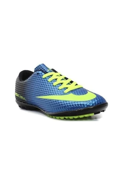 Walked 401-25 Erkek Halı Saha Krampon Mavi Sarı ürün görseli 1