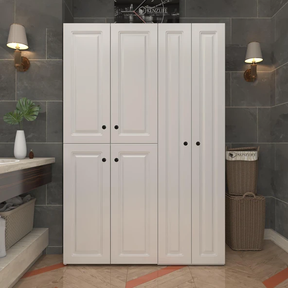 Kenzlife membran çamaşır kurutma makinesi dolabı yaromira byzbyz çerçeve 180*120*64 mebran kapak MDF gövde ürün görseli 1