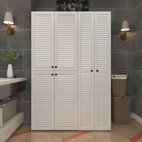 Kenzlife membran çamaşır kurutma makinesi dolabı yaromira byzbyz panjur 180*120*64 mebran kapak suntalam gövde ürün görseli 1