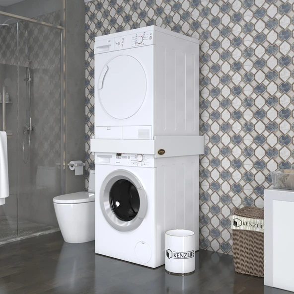 Kenzlife çamaşır&bulaşık makinesi dolabı kakılı byz 015*074*74 banyo aparatı 70*70 iç hacim ürün görseli 1