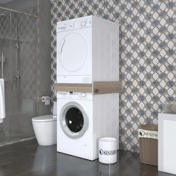 Kenzlife çamaşır&bulaşık makinesi dolabı kakılı crd 015*074*74 banyo aparatı 70*70 iç hacim ürün görseli 1
