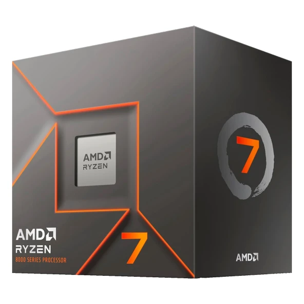 AMD Ryzen 7 8700F 8C 4.1GHz 16MB AM5 Kutulu Fanlı İşlemci ürün görseli 1