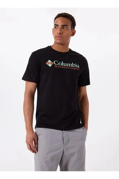Columbia CSC Retro Logo 2 SS Tee Erkek Kısa Kollu Tişört CS0435 ürün görseli 1