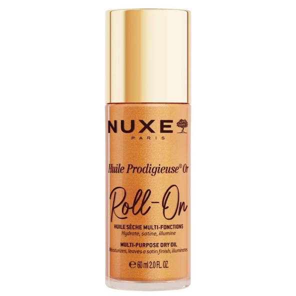 Nuxe Huile Prodigieuse OR Altın Parıltılı Çok Amaçlı Kuru Yağ Roll-On 60ml ürün görseli 1