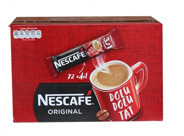 Nestle Nescafe 3ü1 Arada Phnx 72 Adet 17,5gr (12584198) ürün görseli 1