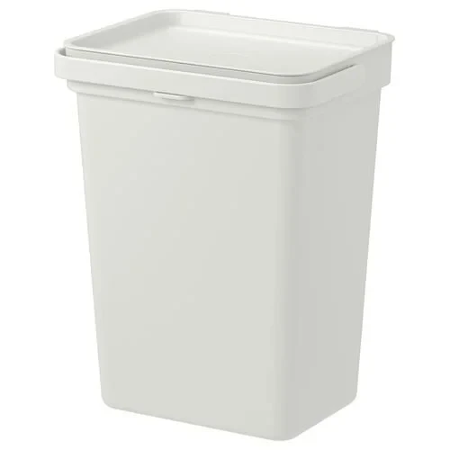 IKEA Hallbar Açık Gri Çöp Kutusu Atık Ayırma Kutusu 10 Lt ürün görseli 1