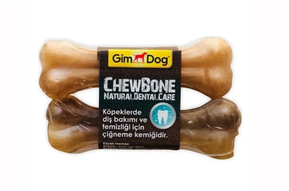 Gimdog Mordimi Press Kemik 4,5'' - 11 cm - 2'li Naturel Kemik 70 gr ürün görseli 1
