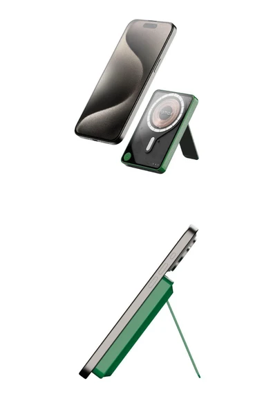MOMAX Power X Pro Magnetic Wireless 10000mAH GREEN ürün görseli 1