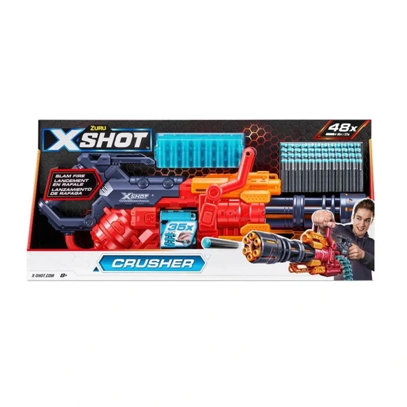 Nessiworld 36382 Zuru X-Shot Silah Sünger Atan Excel-Crusher 48 Mermi -Sunman ürün görseli 1