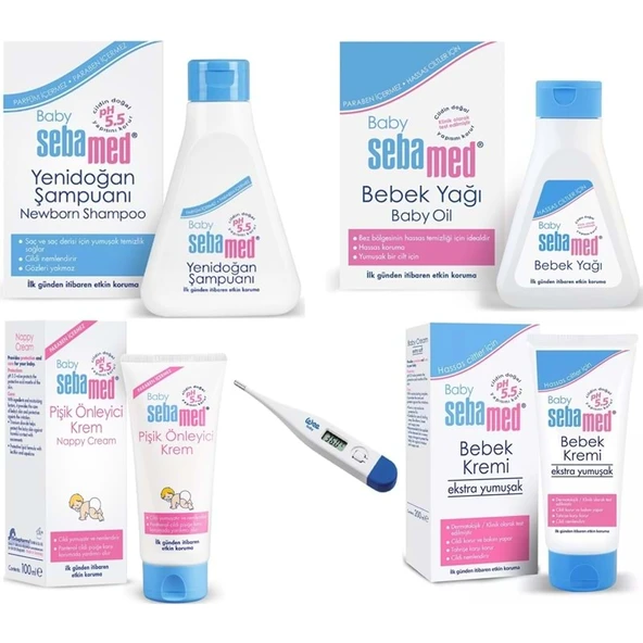 Sebamed Bebek Bakım Seti (5 Li Set) Avantaj Paket ürün görseli 1