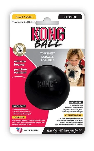 Kong Extreme Top Şeklinde Isırma Oyuncağı Ultra Sert S ürün görseli 1