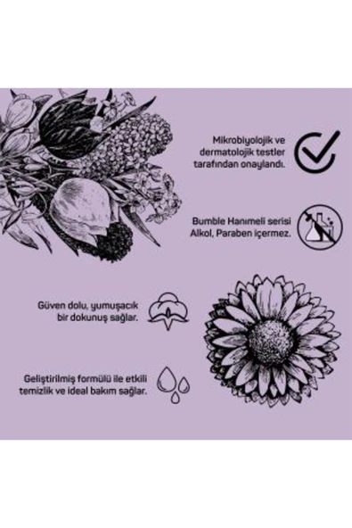 Bumble Hanımeli Islak Mendil 72'li Paket - Resim 2