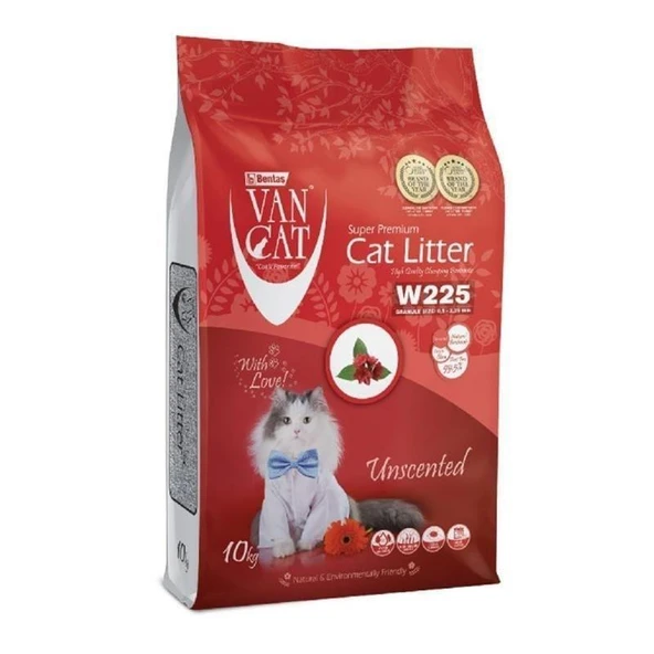 Van Cat Naturel Kokusuz İnce Taneli Topaklanan Kedi Kumu 10 Lt ürün görseli 1