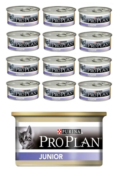 Pro Plan Junior Tavuklu Yavru Kedi Konservesi 85 G*12 Adet ürün görseli 1