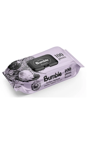 Bumble Hanımeli Islak Mendil 100'lü Paket ürün görseli 1