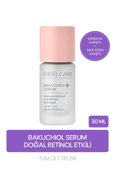 Bakuchiol Serum Doğal Retinol Etkili Kırışıklık ve İnce Çizgi Karşıtı Serum (30 ml) ürün görseli 1