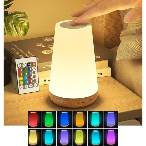 Greentech Masaüstü Şarjlı LED Aydınlatma Gece Lambası / GT-CL11 ürün görseli 1