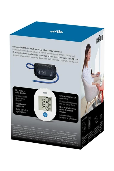 Braun ExactFit 1E BUA4000EU Koldan Tansiyon Ölçer ürün görseli 1
