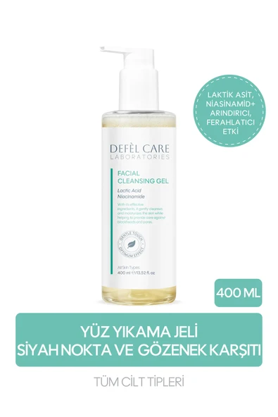 Yüz Temizleme Jeli Siyah Nokta ve Gözenek Karşıtı Arındırıcı & Ferahlatıcı Jel (400 ml) ürün görseli 1