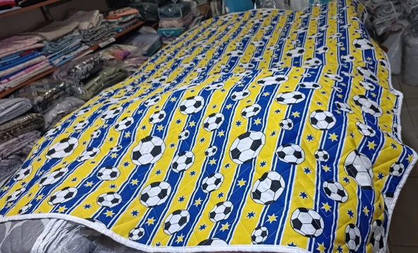 Tek Kişilik Taraftarlı Çok Amaçlı Örtü Pike - 160X220 cm ürün görseli 1