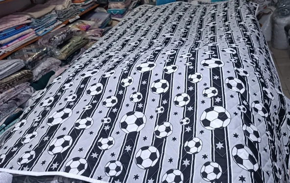 Tek Kişilik Taraftarlı Çok Amaçlı Örtü Pike - 160X220 cm ürün görseli 1