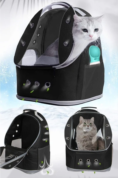 Ksburda Ufo Büyük Boy Kedi Çantası 8 Kg Taşıma Kapasiteli 42x25x33 Cm Kedi Taşıma Çantası ürün görseli 1