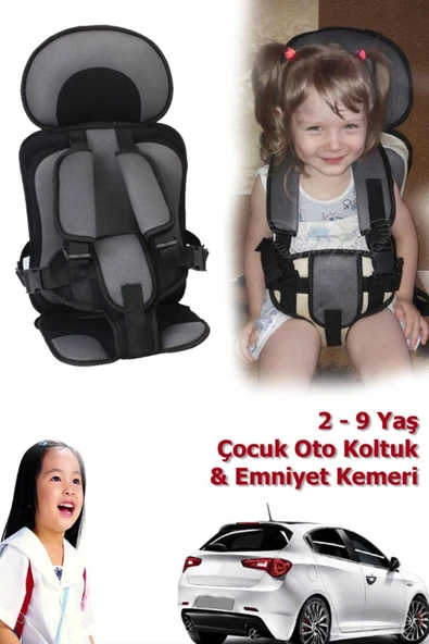 Alfagrup Bebek - Çoçuk Oto Koltuğu 3-12 Yaş Çoçuk Oto Koltuğu Emniyet Kemeri ürün görseli 1