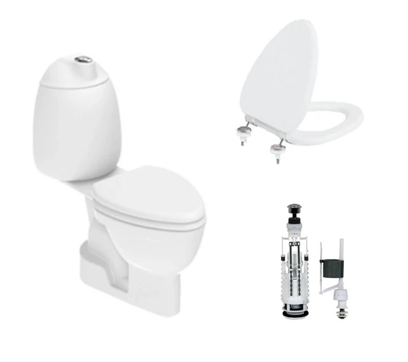 Creavit Çocuk Klozet + Rezervuar + Yavaş Kapanır Kapak + İç Takım Set ürün görseli 1