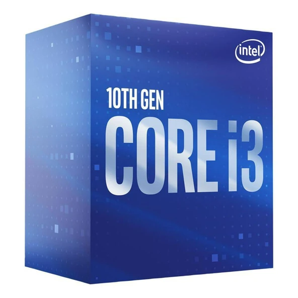 Intel Core i3-10100 4C 3.6GHz 6MB 1200P Kutulu Fanlı İşlemci ürün görseli 1