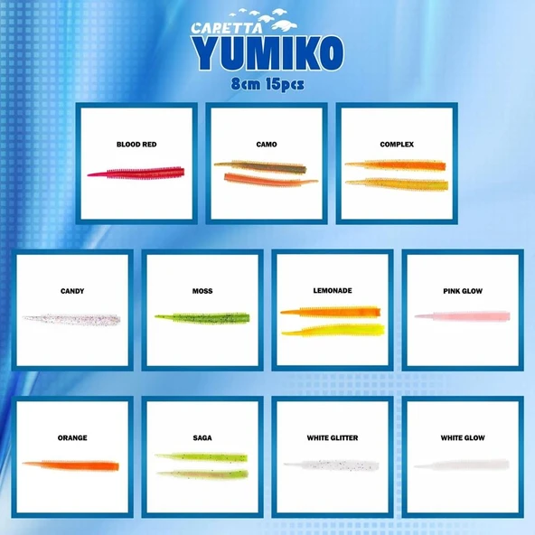 Caretta Yumiko 8cm Silikon Yem ürün görseli 1