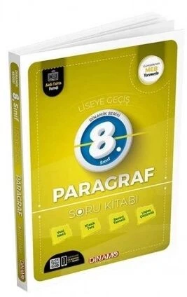 8. Sınıf Paragraf Soru Kitabı Dinamo Yayınları ürün görseli 1