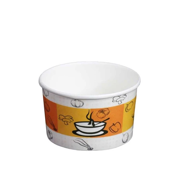Lüks Karton Çorba Kasesi 16 Oz - 50 Adet ürün görseli 1