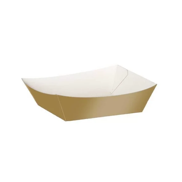 Kraft Kayık Tabak 7x10,5x4 cm - 50 Adet ürün görseli 1