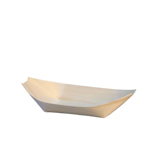 Tahta Kayık Tabak 6,5x17 cm - 50 Adet ürün görseli 1