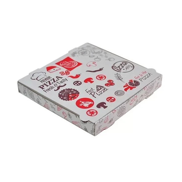 Pizza Kutusu 26x26x4,2 cm - 100 Adet ürün görseli 1