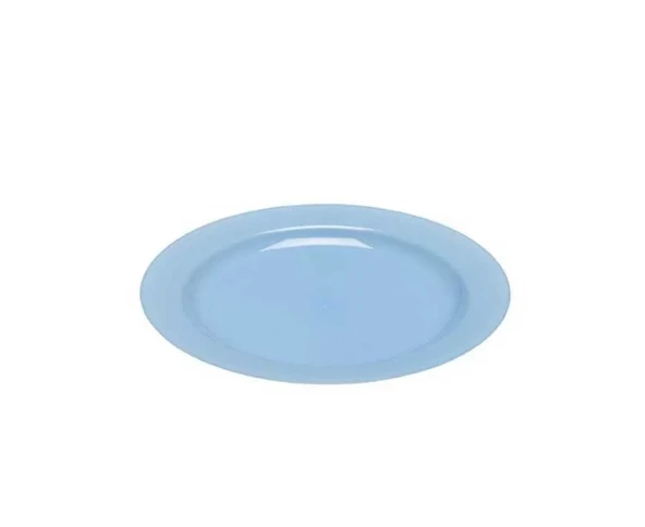 Plastik Mavi Tabak 19 cm - 10 Adet ürün görseli 1