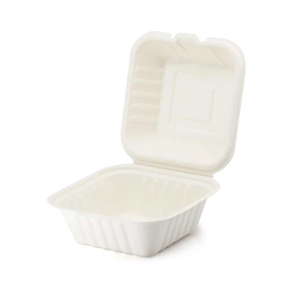 Ekolojik Karton Hamburger Kabı - 125 Adet - Resim 2