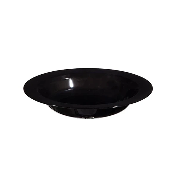 Siyah Çukur Tabak 19 cm - 10 Adet ürün görseli 1