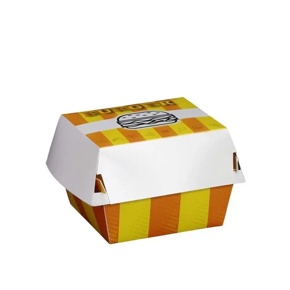 Hamburger Kutusu 11x11x9,5 (Orta) - 150 Adet ürün görseli 1